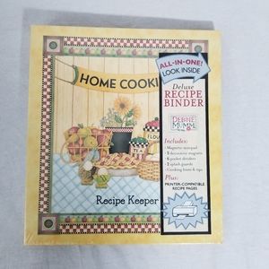 Debbie Mumm's home cooking deluxe recipe binder